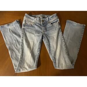 American Eagle Kick boot Super Stretchy Jeans Size 00